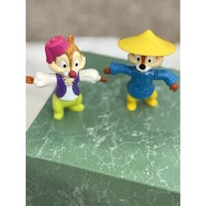 Chip & Dale Disney Epcot Center China Morroco Toy Figures 2"